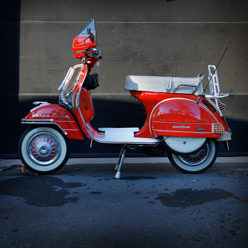 #52 Vespa P200 - Original 80er Oldschool